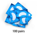 20/50/100 Pairs Patches for Building Hydrogel EyePads Eyelash Extension Paper Stickers Lint Free Under Eye Pads Makeup Supplies