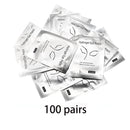 20/50/100 Pairs Patches for Building Hydrogel EyePads Eyelash Extension Paper Stickers Lint Free Under Eye Pads Makeup Supplies