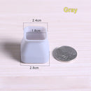 16 unids/lote silla de silicona cubierta de pie de mesa Protector muebles pies redondos/cuadrados antideslizantes tapas de pierna esquina inferior suelo almohadilla de seguridad