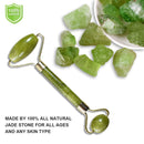 Slimming Face Massager Rose Quartz Roller Natural Jade Facial Massage Roller Stone Skin Massage Face Massager Lifting Face Tool