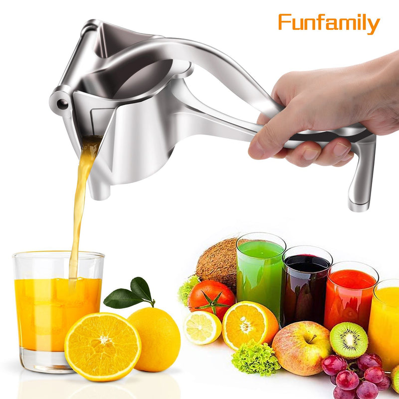Manuelle Saftpresse Aluminiumlegierung Handdruckpresse Granatapfel Orange Zitrone Zuckerrohrsaft Küche Obst Werkzeug