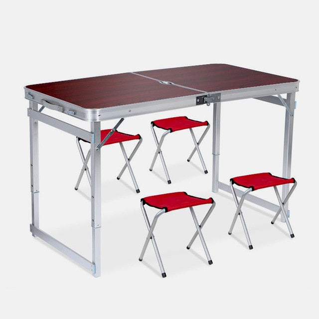 Outdoor Klapptisch Stuhl Camping Aluminiumlegierung Picknicktisch Wasserdicht Ultraleicht Langlebig Klapptisch Schreibtisch Für
