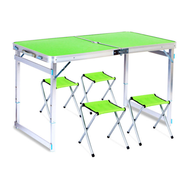 Mesa plegable para exteriores, silla para acampar, mesa de Picnic de aleación de aluminio, resistente al agua, ultraligera, duradera, mesa plegable para escritorio