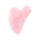 Jade Natural Gua sha tablero de piedra masaje cuarzo rosa Guasha placa Jade cara masajeador raspadores herramientas para cara cuello espalda cuerpo