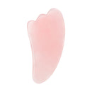 Jade Natural Gua sha tablero de piedra masaje cuarzo rosa Guasha placa Jade cara masajeador raspadores herramientas para cara cuello espalda cuerpo