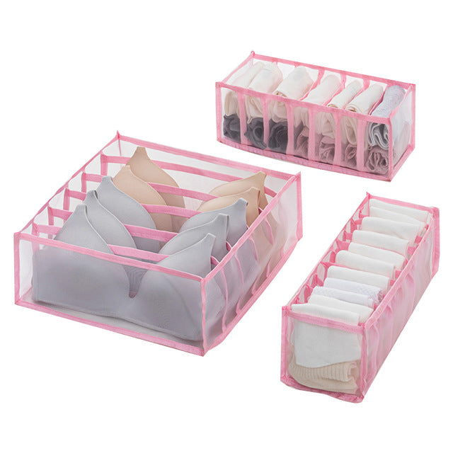 Unterwäsche-BH-Organizer Aufbewahrungsbox Schubladenschrank Organizer Trennboxen für Unterwäsche, Schals, Socken, BH
