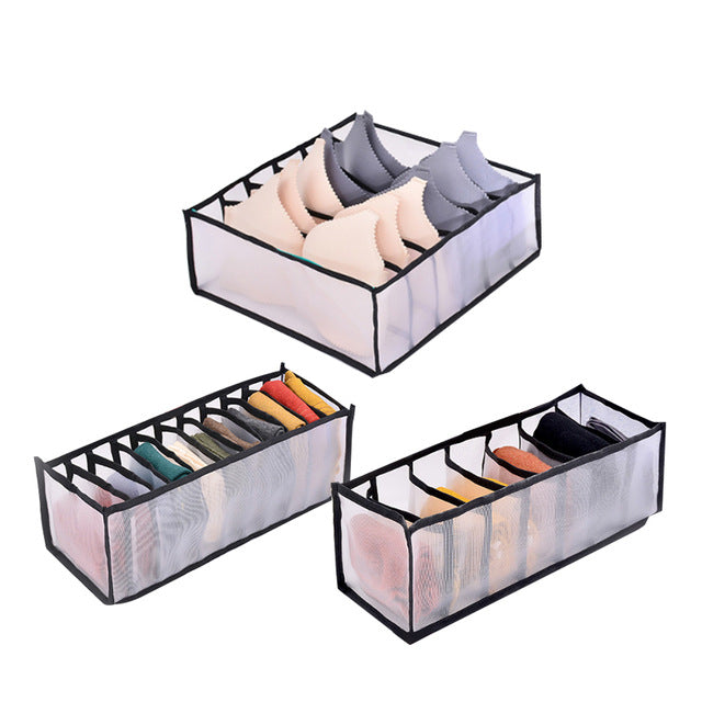 Unterwäsche-BH-Organizer Aufbewahrungsbox Schubladenschrank Organizer Trennboxen für Unterwäsche, Schals, Socken, BH