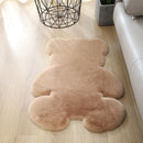 Bear rug super soft carpet Modern Living room bedroom Antiskid mat Fluffy Floor Carpets Decor Rugs white brown children doormat