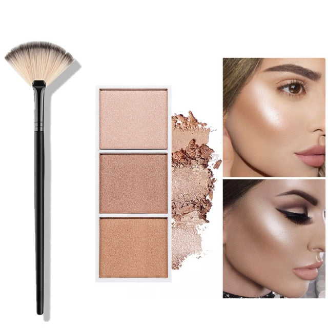 SACE LADY Shimmer Highlighter Palette Makeup Set Brush Face Powder Brushes Maquillaje profesional Cosméticos naturales al por mayor