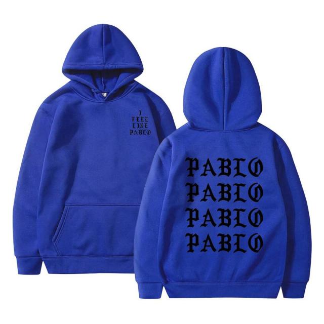 2021 Ich fühle mich wie Paul Pablo Kanye West Sweat Homme Hoodies Herren Sweatshirt Hoodies Hip Hop Streetwear Hoody Pablo Hoodie