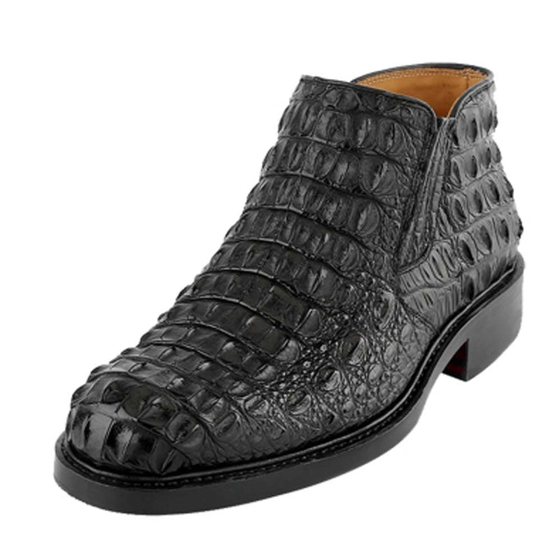 Zapatos de cocodrilo eyugaoduannanxie para hombre, botas de cocodrilo para hombre de corte alto personalizadas de gama alta, botas para hombre, botas manuales puras para hombre