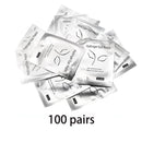 50/100 Pairs Eyelash Extension Paper Patches Lint Hydrating Lash Extension Pillow Sticker Under Eye Pads Eyelash Makeup Tools