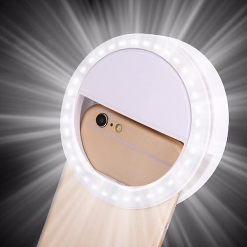 RGB/36LED Selfie-Blitzlicht-Kamera-Clip-on-Handy-Ringlicht für mobiles Videolicht Enhancing Lamp ofertas relampago