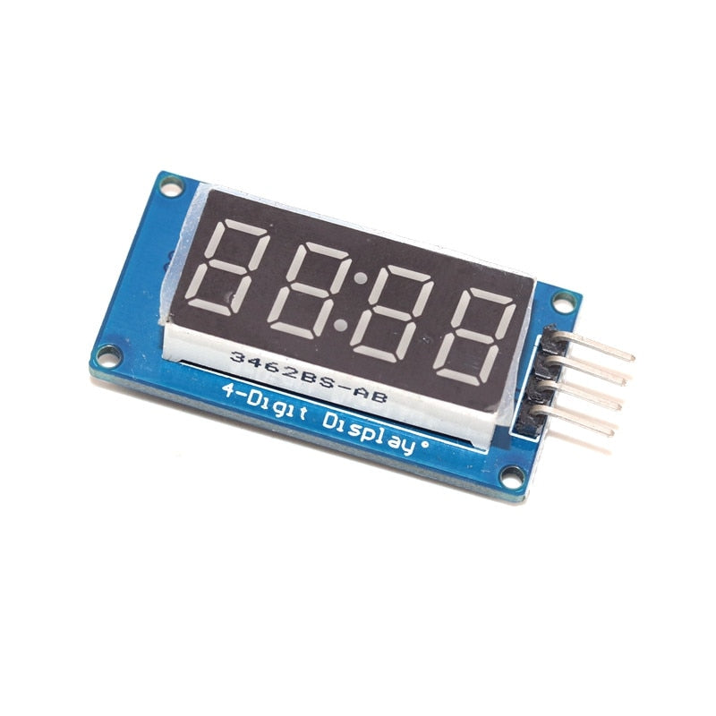 LED-Anzeigemodul TM1637 für Arduino 7 Segment 4 Bits 0,36 Zoll Uhr ROTE Anode Digitalröhre Vier serielle Treiberplatinenpackung