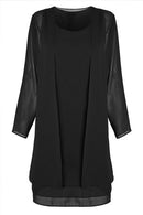 Fast Shipping Mother of The Bride Dresses 2021 Chiffon Plus Size Long Sleeve Wedding Party Gown robe de soirée de mariage платье