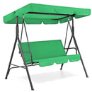 3 Seat Swing Canopies Seat Cushion Cover Set Patio Swing Chair Hammock Replacement Waterproof Garden Garden Swing Cover Set