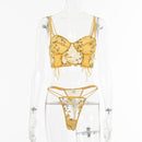 Yimunancy Floral Embrodiery Lace Bodysuit Women Lace Up Transparent Skinny Bodysuit 2020 Ladies Teddies Bodsyuit Body Femme