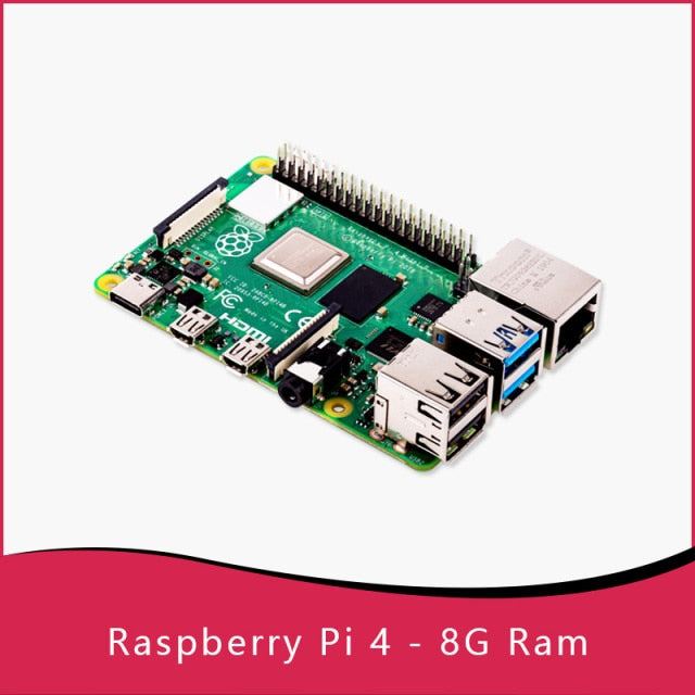 New Original Official Raspberry Pi 4 Model B RAM 2G4G8G 4 Core 1.5Ghz 4K Micro HDMI Pi4B 3 Speed than Raspberr Pi 3B+