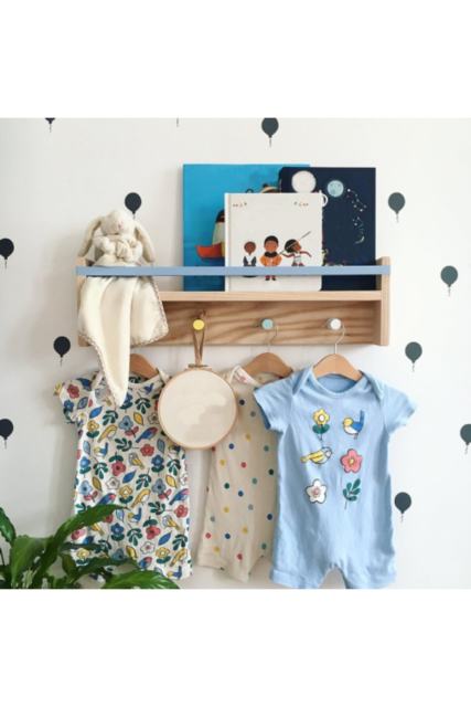 Child Bookshelf Bookcase Montessori 50 Cm 3 PCS/SET High quality Kids Room Library Furniture Wood Unpainted Natural Baby