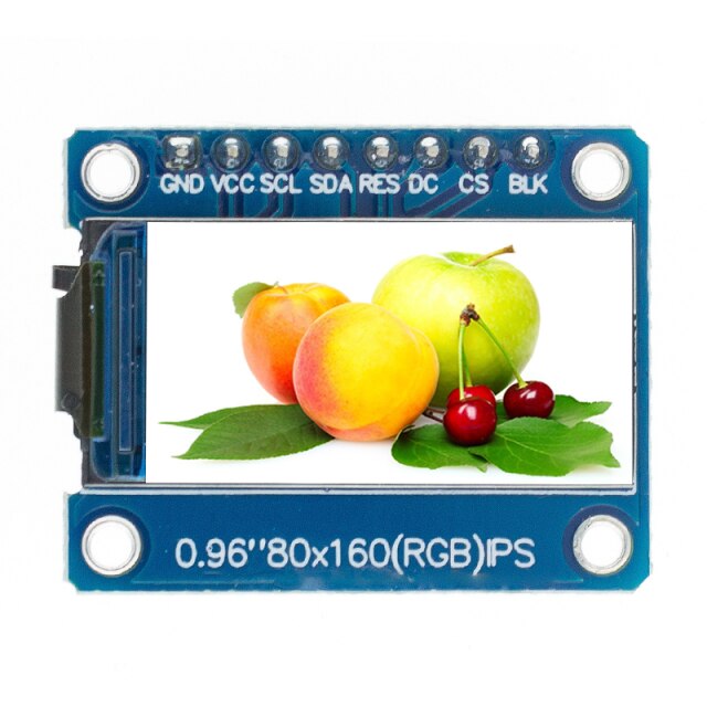 TFT-Display 0,96 / 1,3 1,44 Zoll IPS 7P SPI HD 65K Vollfarb-LCD-Modul ST7735 Drive IC 80 * 160 (nicht OLED) für Arduino