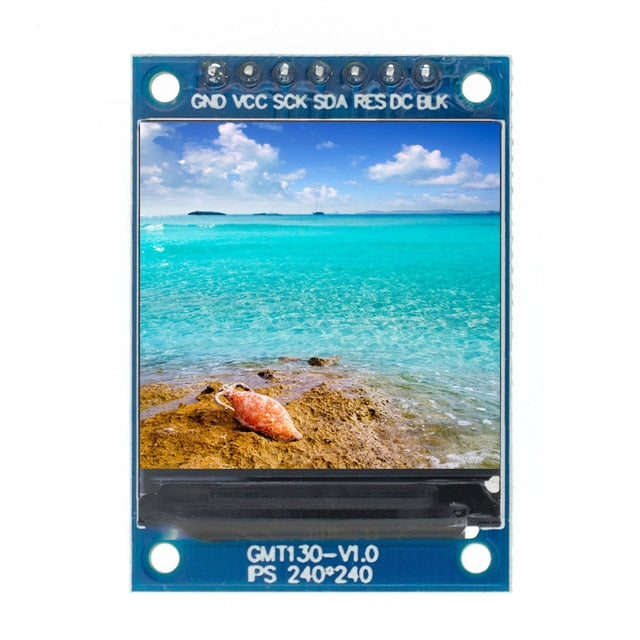 Pantalla TFT 0,96/1,3 1,44 pulgadas IPS 7P SPI HD 65K módulo LCD a todo Color ST7735 Drive IC 80*160 (no OLED) para Arduino