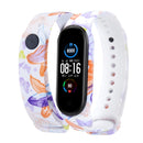 Correa para Xiaomi Mi Band 4 3 5 6 correa de reloj Creative graffiti estilo pulsera de silicona reemplazo para XiaoMi band 4 5 pulsera