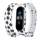 Correa para Xiaomi Mi Band 4 3 5 6 correa de reloj Creative graffiti estilo pulsera de silicona reemplazo para XiaoMi band 4 5 pulsera