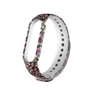 Correa para Xiaomi Mi Band 4 3 5 6 correa de reloj Creative graffiti estilo pulsera de silicona reemplazo para XiaoMi band 4 5 pulsera