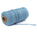 100m Natural Jute Baker Twine Burlap String Hemp Rope Party Wedding Gift Wrapping Cords Thread DIY Scrapbooking Florists Craft