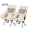 2PCS/LOT Ultralight Portable Folding Chair Outdoor Camping Fishing Chairs Home Picnic chair BBQ Foldable Seat Tools