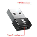 Baseus USB C Adaptador OTG Tipo C a USB Adaptador Tipo-C Cable adaptador OTG para Macbook Pro Air Samsung S20 S10 USB OTG
