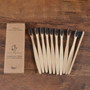10PCS Colorful Toothbrush Natural Bamboo Tooth Brush Set Soft Bristle Charcoal Teeth Eco Bamboo Toothbrushes Dental Oral Care