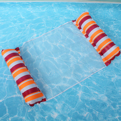 Hamaca flotante de agua, tumbona flotante, juguetes flotantes, cama flotante inflable, silla, piscina, hamaca inflable plegable