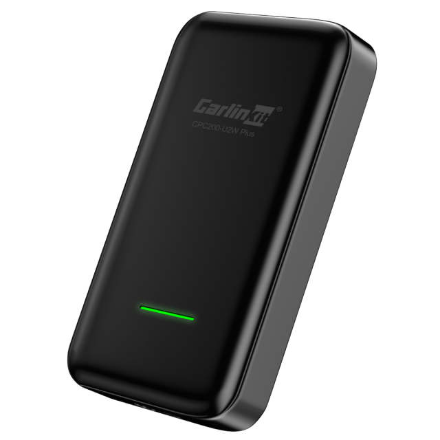 Carlinkit Apple CarPlay IOS 13 2.0 Actualización USB Conexión automática inalámbrica para automóvil OEM CarPlay con cable original a Carplay inalámbrico Negro