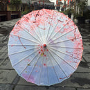 Silk Women Umbrella Japanese Cherry Blossoms Silk  Ancient Dance Umbrella Decorative Umbrella Chinese Style Oil Paper Umbrella