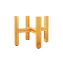 Soporte de madera para plantas, soporte duradero para macetas, decoración del hogar, soporte para flores de cuatro patas, estante de madera, maceta carnosa