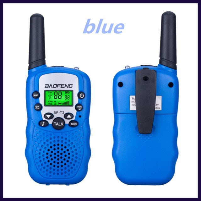 Venta al por mayor Niños Mini Niños UHF Walkie Talkie BF-T3 Baofeng FRS Radio bidireccional Comunicador T3 Handy Talkie Hf Transceptor
