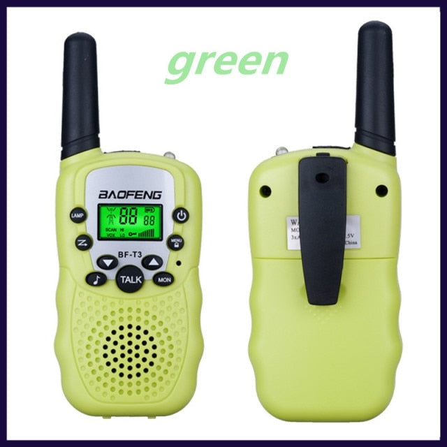 Wholesale Children Mini Kids UHF Walkie Talkie BF-T3 Baofeng FRS Two Way Radio Comunicador T3 Handy Talkie Hf Transceiver
