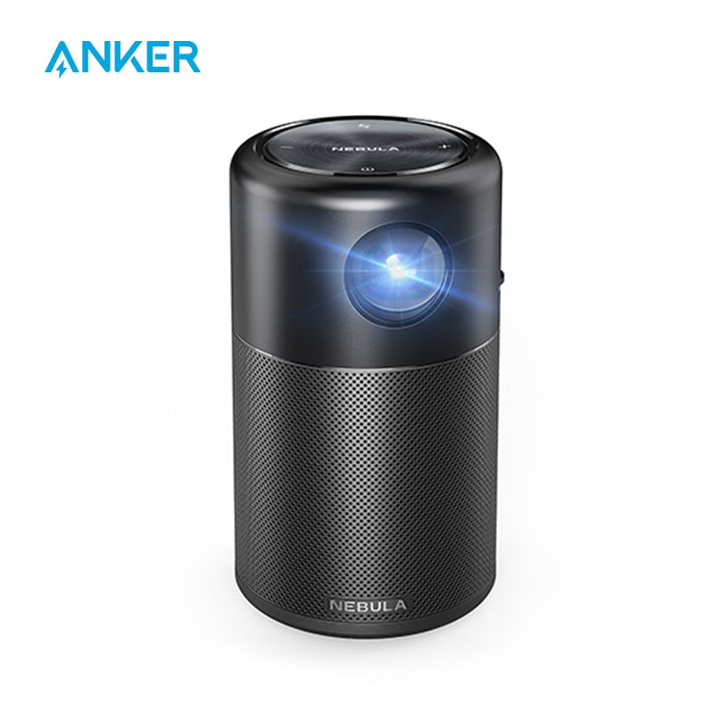 Anker Nebula Capsule Smart Portable Wi-Fi Mini Projector Pocket Cinema with DLP 360' Speaker 100" Picture Android 7.1 and App