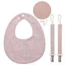 3Pcs Baby Headband Tassel Saliva Towel Floral Print Newborn Double Side Bibs Boys Girls Bandana Burp Cloths Feeding Smock Stuff