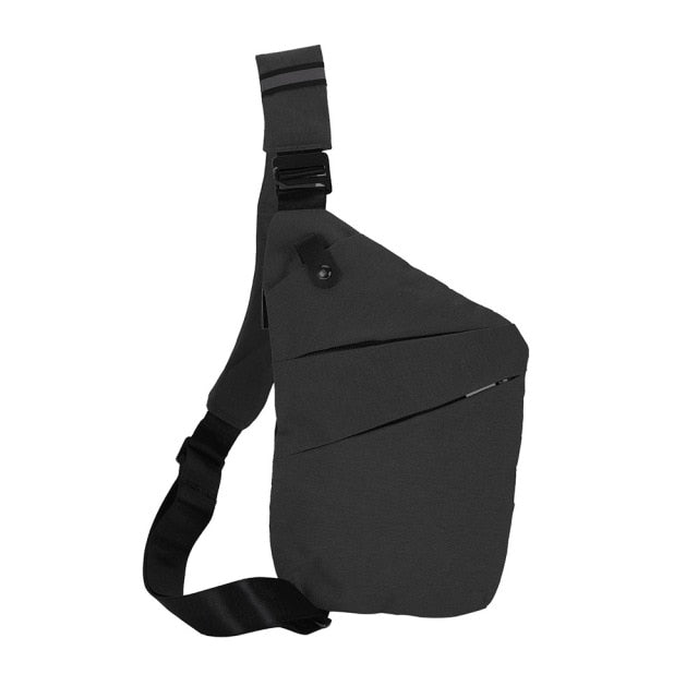 Men's Personal Pocket Shoulder Bag Waterproof Bicycle Antitheft Crossbody Chest Bag Casual Cycling Sports Messenger Bag Protable