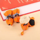 4pcs Antiskid Puppy Shoes Pet Protection Soft-soled Pet Dog Shoes Winter Waterproof Prewalkers Soft Supplies Pet Paw Care