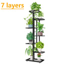 6/7/8Layers Flower Stand Rack Storage Shelf Iron Plant Holder Home Garden Flower Pot Organizer Living Room Balcony Storage Rack