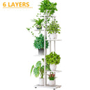 6/7/8Layers Flower Stand Rack Storage Shelf Iron Plant Holder Home Garden Flower Pot Organizer Living Room Balcony Storage Rack
