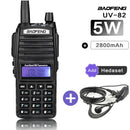 BaoFeng UV 5R Walkie Talkie Radio Station Comunicador UV-5R HAM Transceiver Dual-Band Intercom Handheld Talkie Walkie UV82