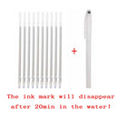 1Set Fabric Markers Pencil Fade Out for Drawing Lines Disappearing Marker Pens PP Multi Purpose DIY Craft Sewing Accessories