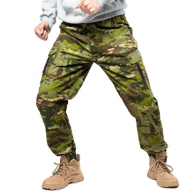 Mege Brand Men Fashion Streetwear Casual Camouflage Jogger Pants Tactical Military Trousers Men Cargo Pants for Droppshipping