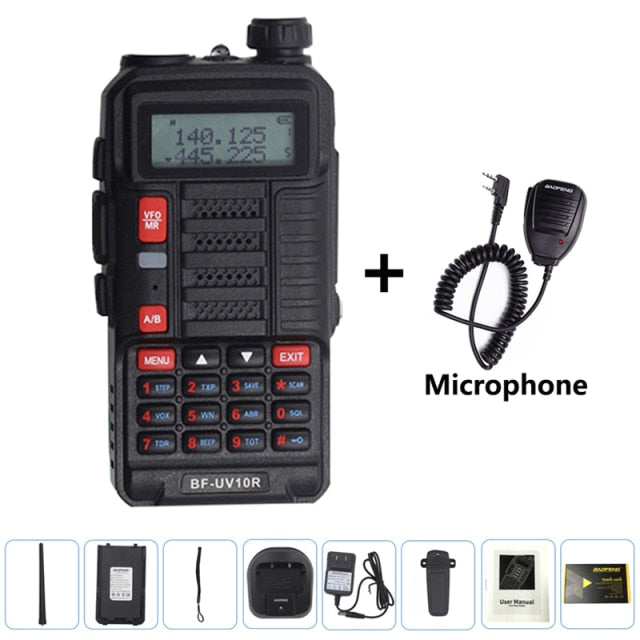 Baofeng UV-10R Walkie Talkie 5800mAh VHF UHF Dual Band Two Way CB Ham Radio UV10R Portable USB Charging Radio Transceiver