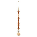 Baby Pacifier Clips Silicone Beads Wooden Ring Pacifier Chain Infant Nipple Appease Soother Chain Clips Dummy Holder Nipple Clip