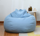 S/M/L Lazy Sofa Cover Stühle ohne Füller Leinenstoff Lounger Seat Pouf Puff Couch Tatami Living Room Furniture Cover
